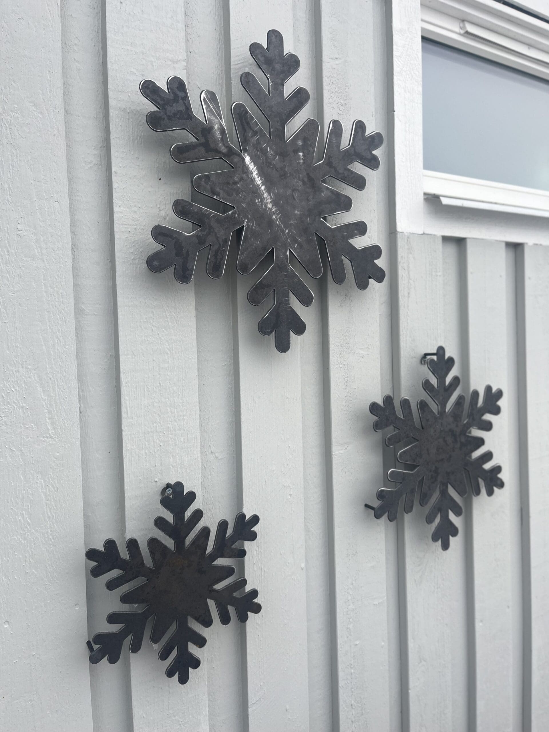 Cortén snöflinga - Bild 5